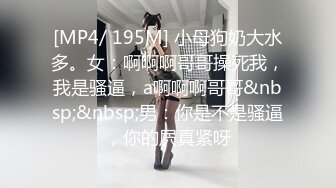 [MP4/ 195M] 小母狗奶大水多。女：啊啊啊哥哥操死我，我是骚逼，a啊啊啊哥哥&nbsp;&nbsp;男：你是不是骚逼，你的屄真紧呀