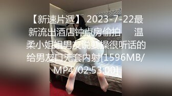 【新速片遞】 2023-7-22最新流出酒店钟点房偷拍❤️温柔小姐姐男友说要操很听话的给男友口无套内射[1596MB/MP4/02:53:00]