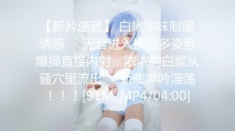 【新片速遞】 白嫩学妹制服诱惑❤️无套进入换位多姿势爆操直接内射，浓浓的白浆从骚穴里流出❤️娇喘呻吟淫荡！！！[91M/MP4/04:00]