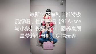 ⚫️⚫️最新付费福利，推特极品绿帽，性瘾情侣【91A-sce与小条】长视频⑦，圈养高质量萝莉小母狗，尽情玩弄