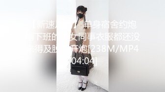 【新速片遞】 单身宿舍约炮刚下班的美女同事衣服都还没来得及脱就开炮[238M/MP4/04:04]